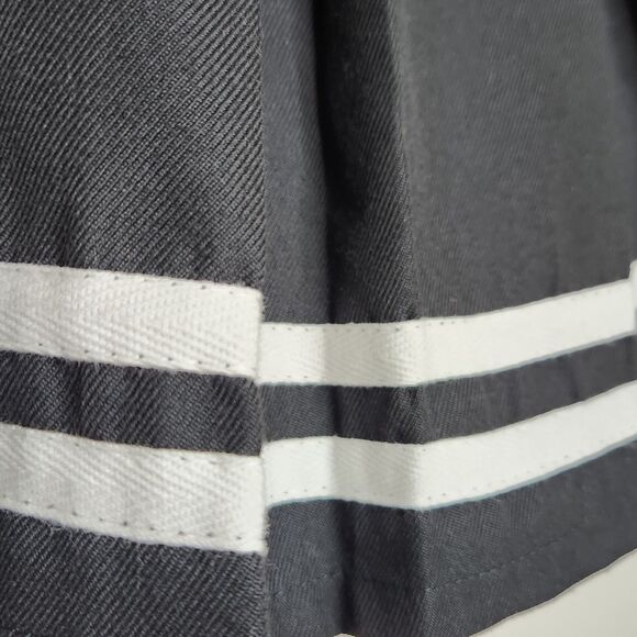 Pleated Mini Skirt Nautical Black White Hot Topic Size L Coastal Cute Goth - Picture 4 of 6